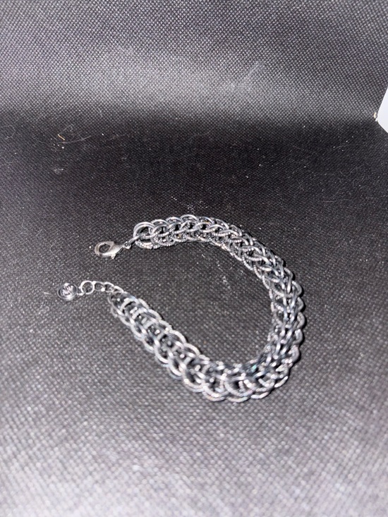 Simply Vera Vera Wang Jewelry - Simply Vera Vera Wang Silver-Tone Double Chain Bracelet